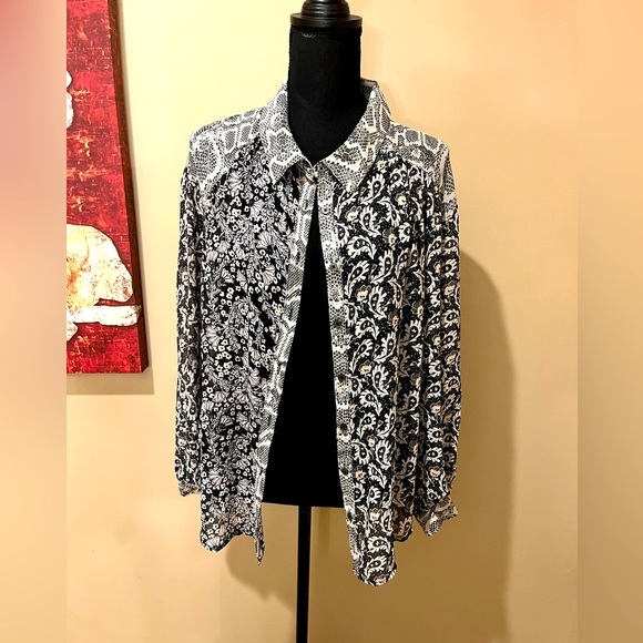 Free People Dani Button-Up Shirt, Size Medium - Picture 1 of 5
